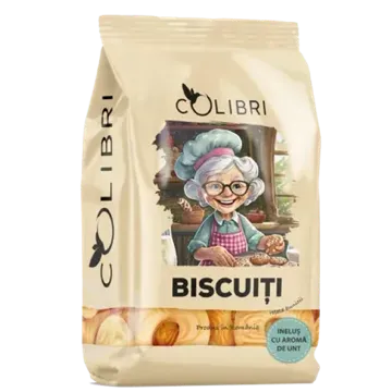 Biscuiți Colibri - ineluș cu aromă de unt
